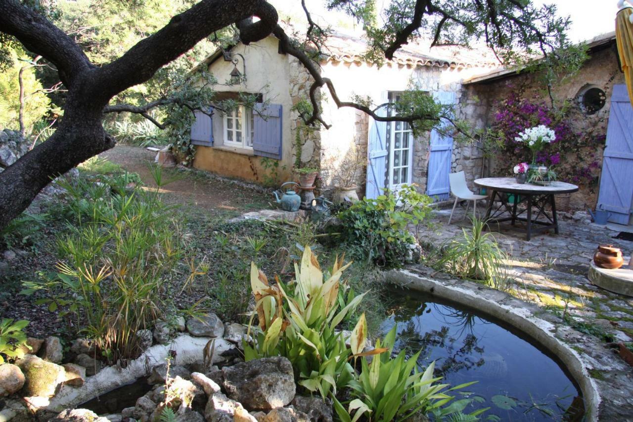 La Maison Bleue Carros Buitenkant foto